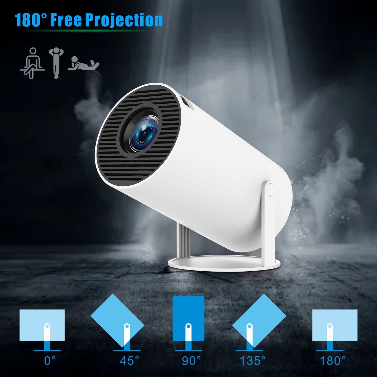 HY300 Pro Projector Home Theater Entertainment