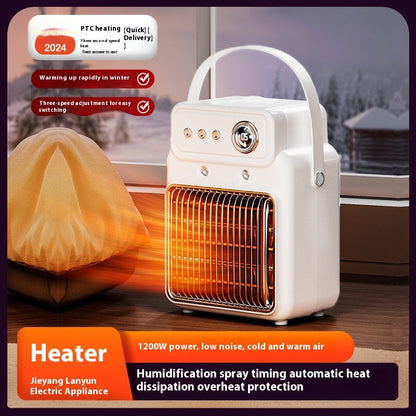 1200W 2 In 1 Efficient Room Heater Humidifying Table Heater